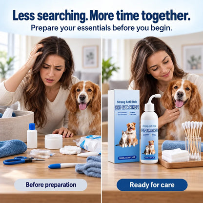 PET-EAR RINSE — 100mL + 10 Cotton Swabs — 2