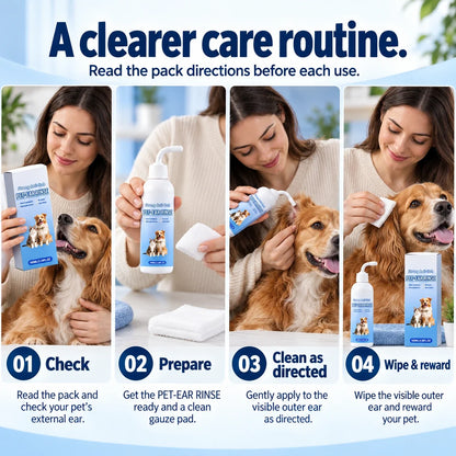 PET-EAR RINSE — 100mL + 10 Cotton Swabs — 8