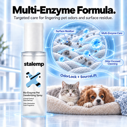 Stalemp multi-enzyme pet deodorizing formula